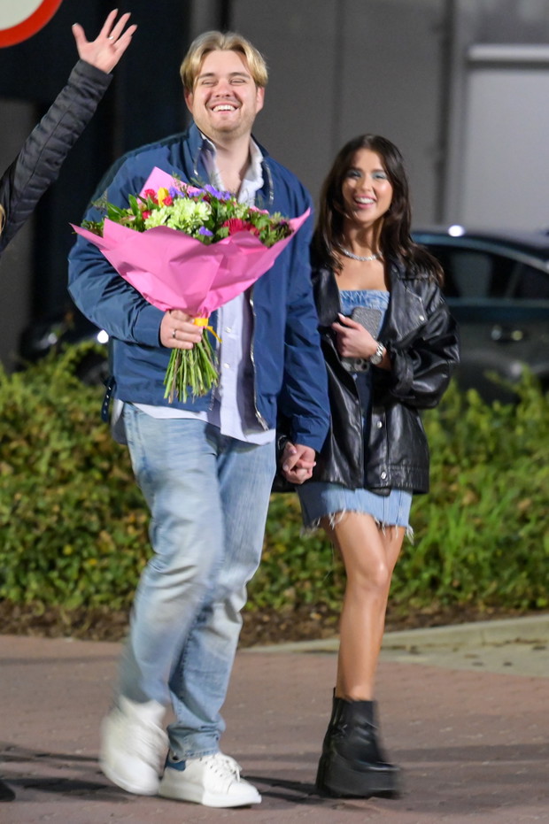 Roksana Węgiel i Kevin Mglej przed studiem "Tańca z Gwiazdami"
