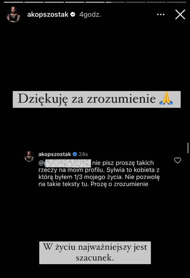 Akop Szostak o Sylwii