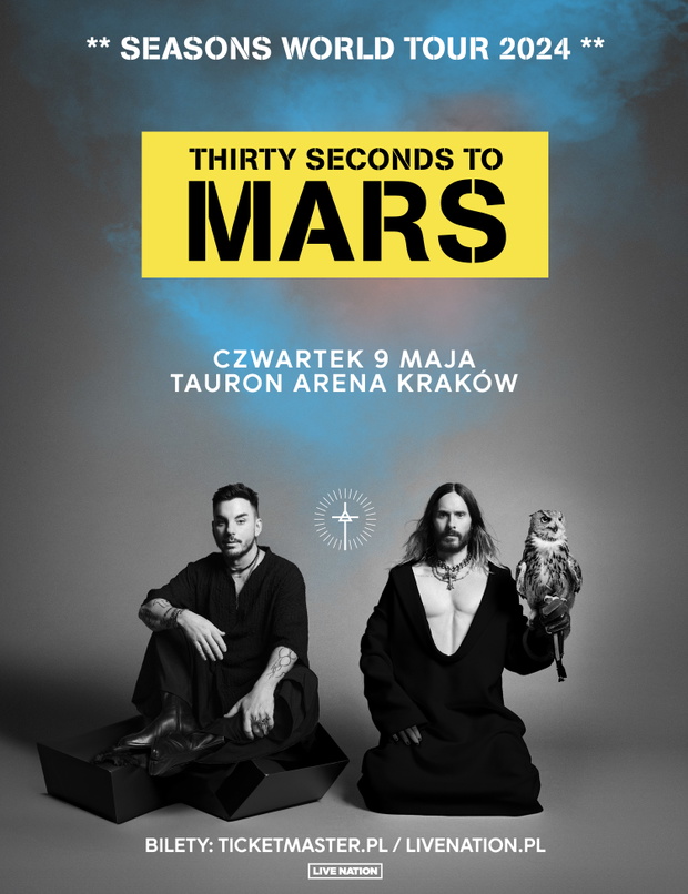 Koncert Thirty Seconds to Mars już 9 maja w Krakowie