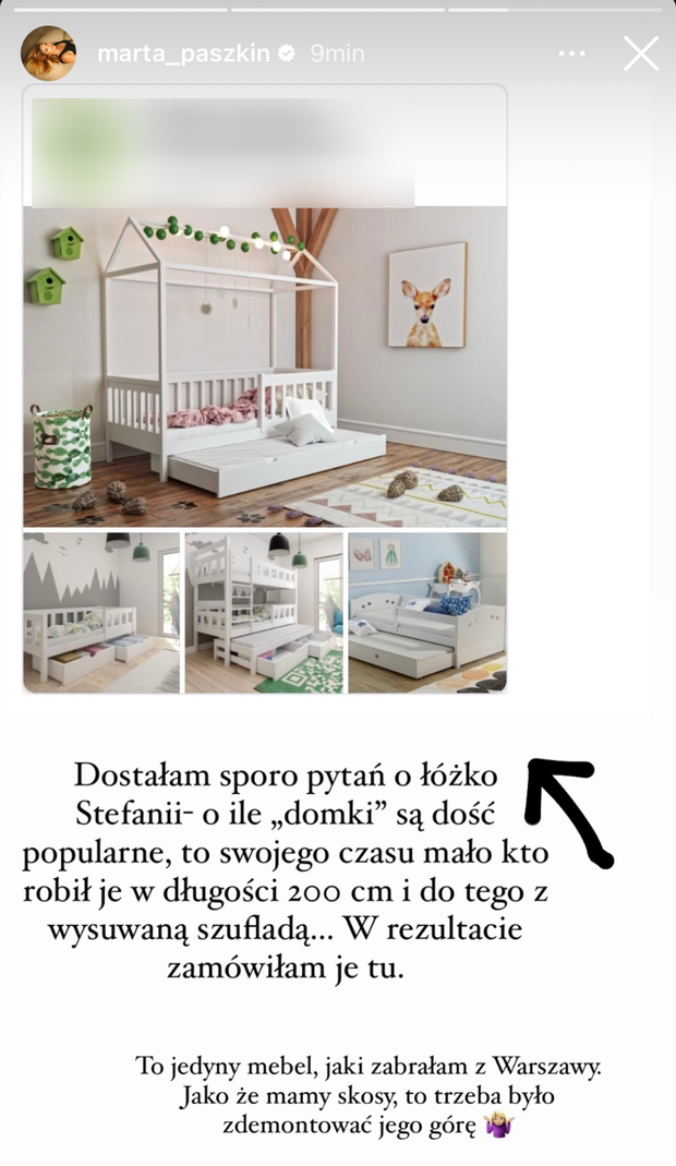 Marta Paszkin pokazała pokój córki