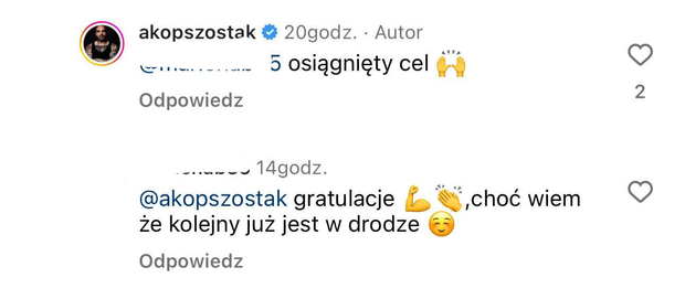 Akop Szostak odpowiada fance