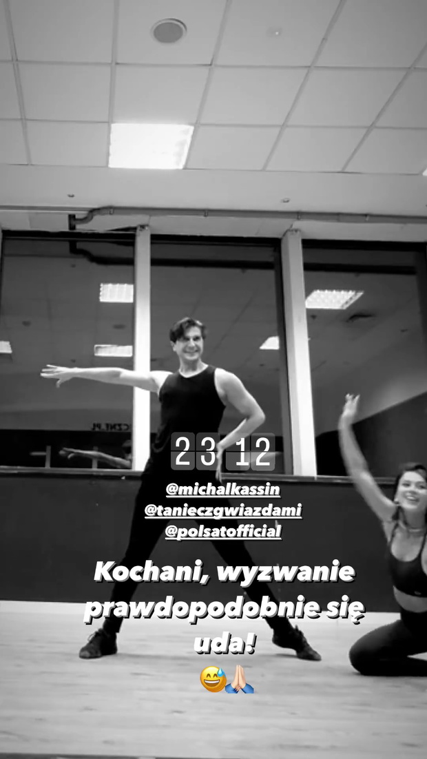 Roksana Węgiel i Michał Kassin krzyczą na próbie przed półfinałem Tańca z Gwiazdami