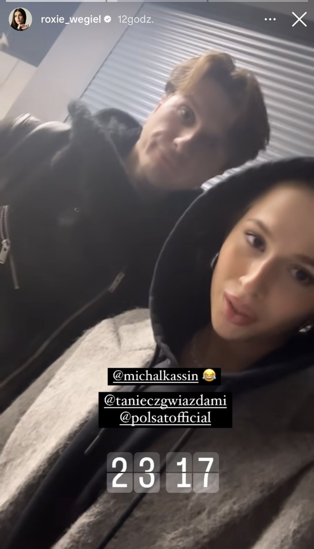 Roksana Węgiel nie może wyjść z sali tanecznej