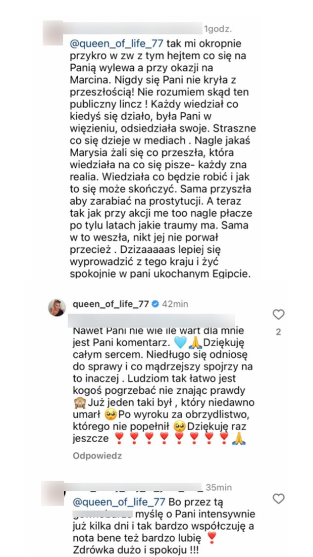 Dagmara Kaźmierska porównuje się do Tomasza Komendy