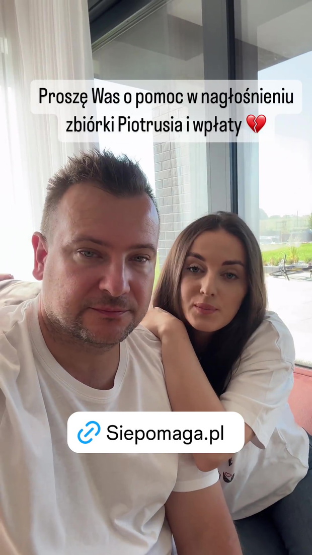 Ania i Grzegorz Bardowscy z Rolnik szuka żony prowadzą zbiórkę dla chorego dziecka