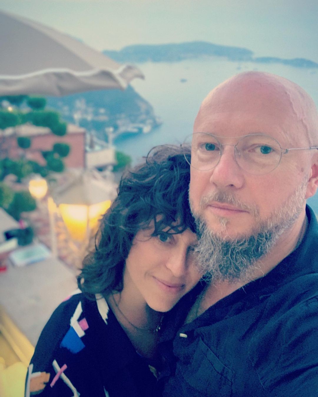 Natalia Kukulska z mężem we Francji
