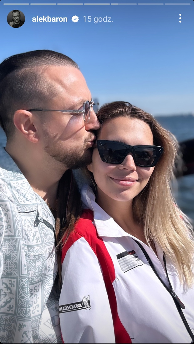 Sandra Kubicka i Alek Baron