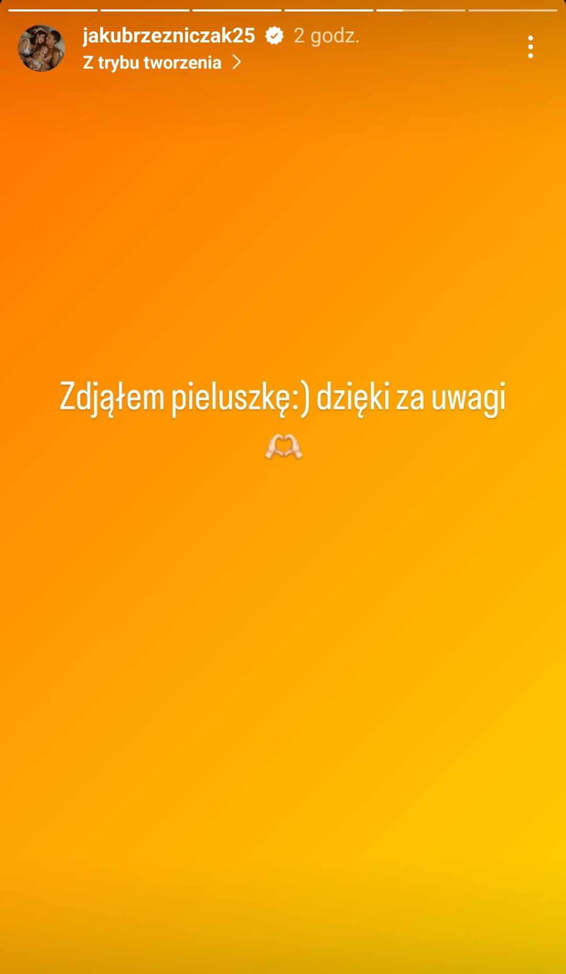 Jakub Rzeźniczak pokazał zdjęcie z majówki z córeczką. Musiał się tłumaczyć szybciej, niż myślał