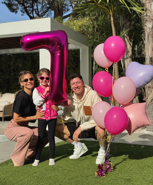 Anna Lewandowska, Robert Lewandowski  i Klara
