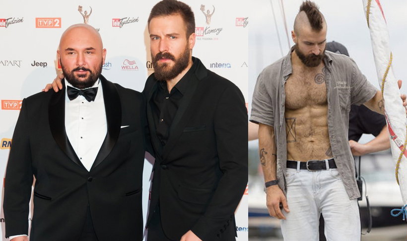 Piotr Stramowski i Patryk Vega na premierze filmu