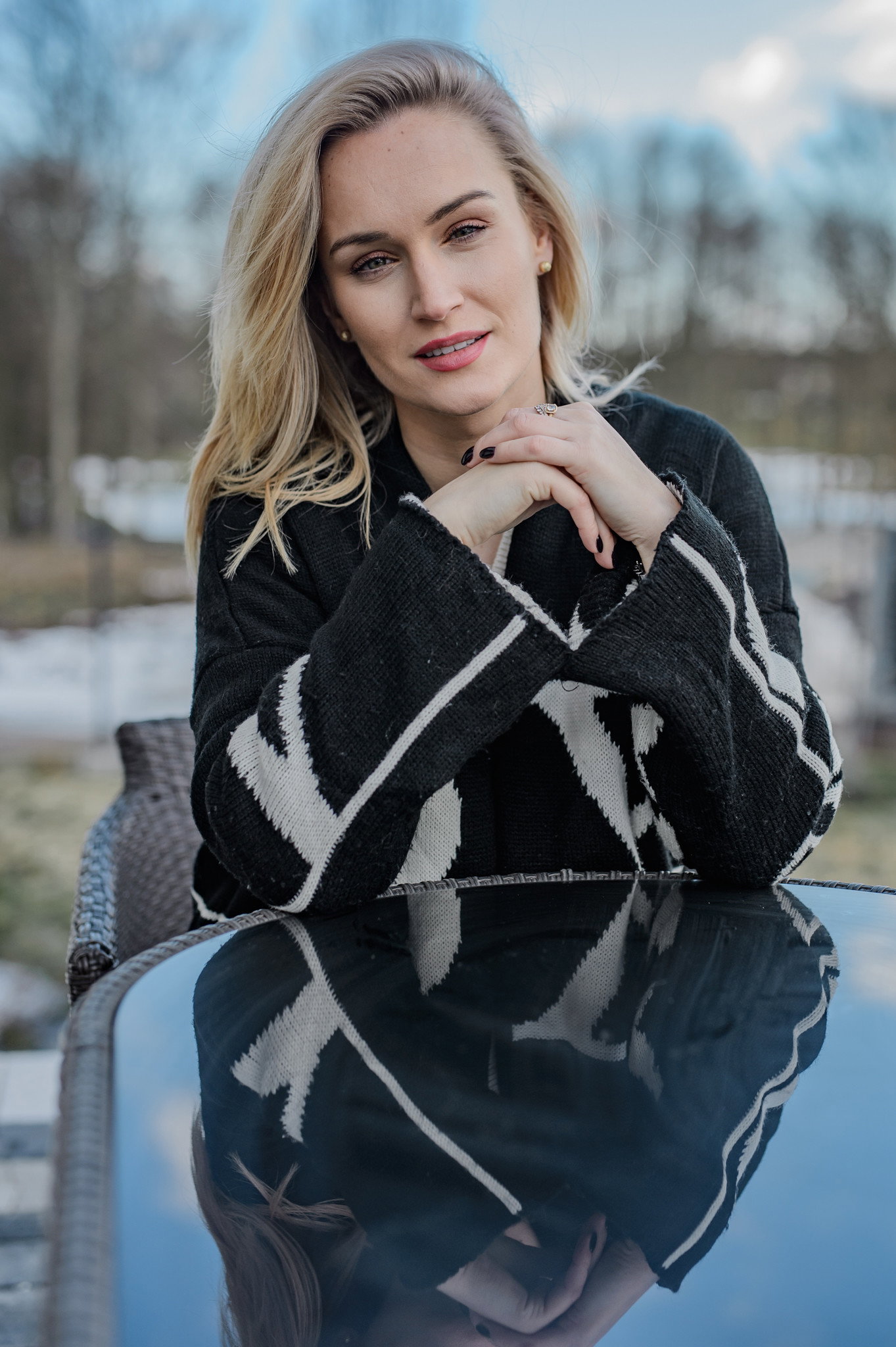 Kamila z Rolnik szuka żony 8 w blond włosach