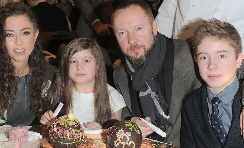 Natalia Kukulska z synem i córką