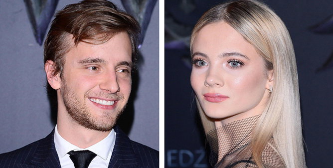 Maciej Musiał i Freya Allan na premierze Wiedźmina
