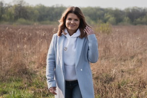 Marta Manowska na planie Rolnik szuka żony