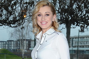 Justyna Żyła promuje program "Pierzemy brudy do czysta"