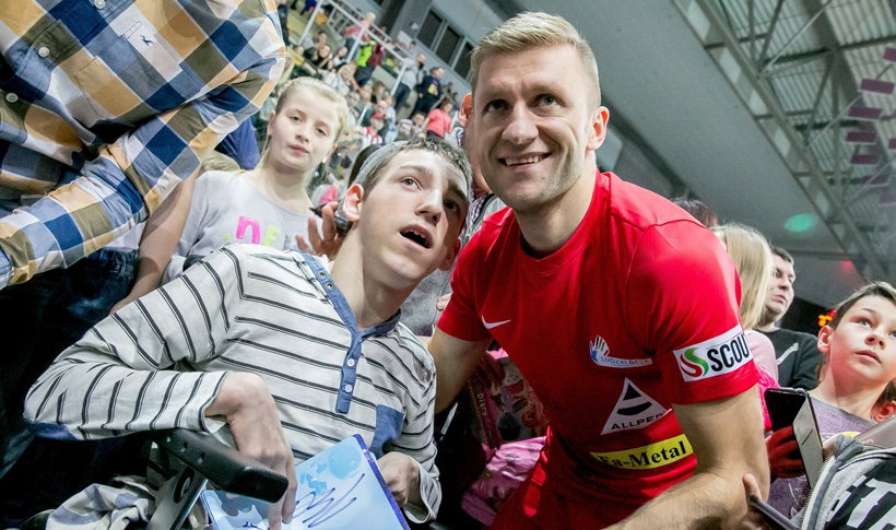 Kuba Błaszczykowski z dzieckiem