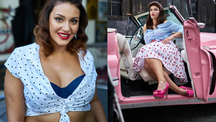 Supermodelka Plus Size, sesja pin-up