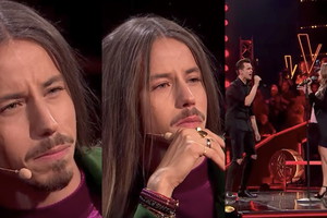 Michał szpak płacze w The Voice of Poland