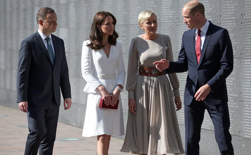 Książę William i księżna Kate w Muzeum Powstania Warszawskiego