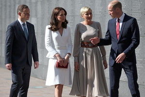 Książę William i księżna Kate w Muzeum Powstania Warszawskiego