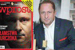 Kamil Durczok na okładce Wprost
