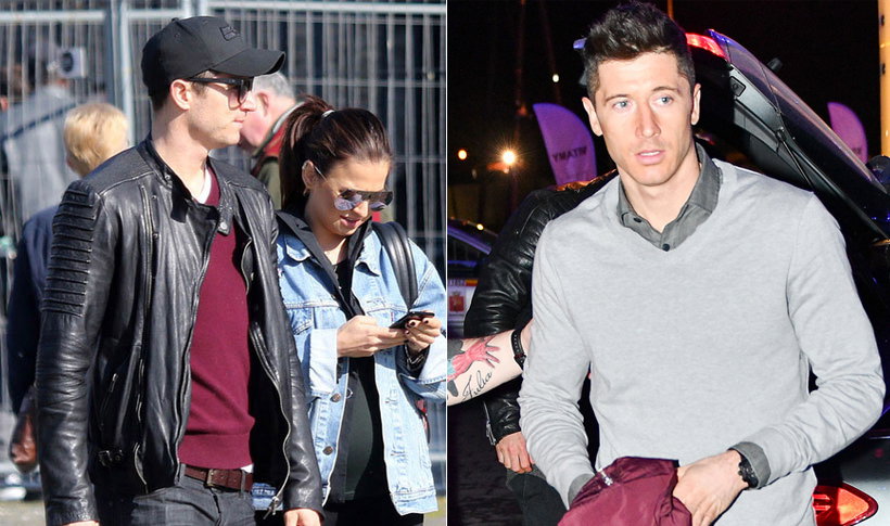 Robert Lewandowski i Anna Lewandowska w Rzymie