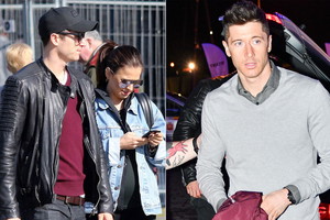 Robert Lewandowski i Anna Lewandowska w Rzymie
