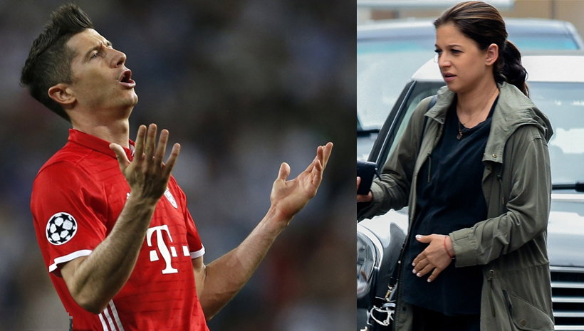 Robert Lewandowski i Ania Lewandowska