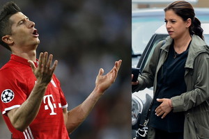 Robert Lewandowski i Ania Lewandowska