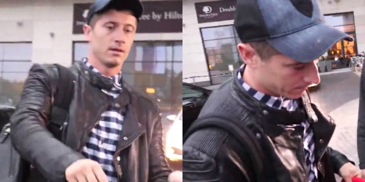 Robert Lewandowski przyjechał na zgrupowanie! Piłkarz jest rozchwytywany przez fanów WIDEO