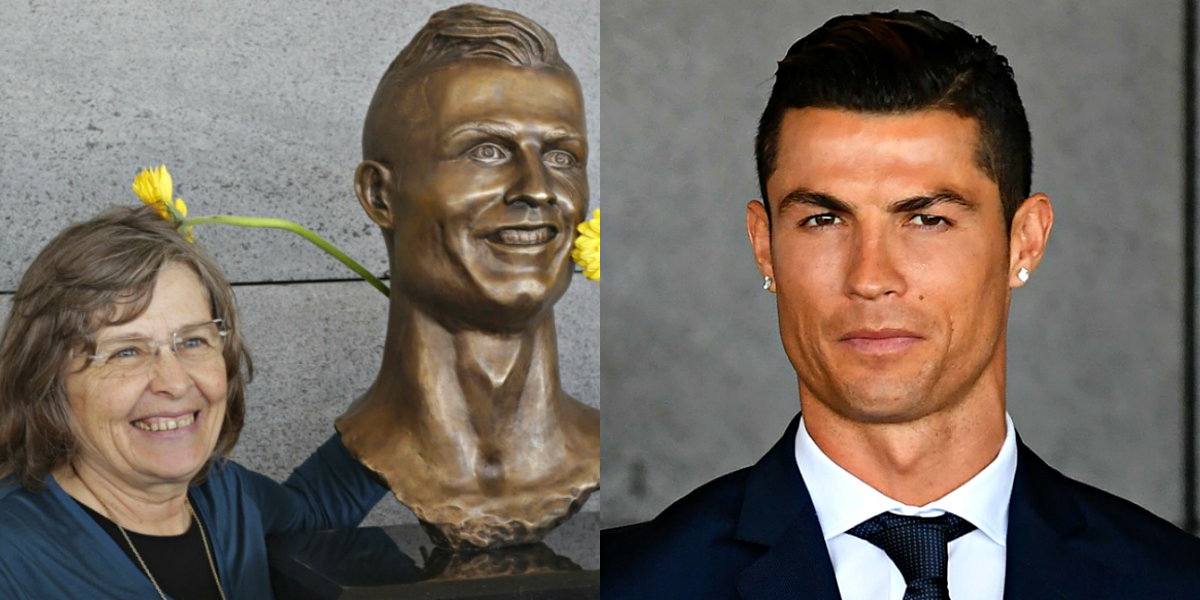 Cristiano Ronaldo - jego nowe popiersie