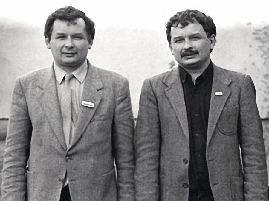 Lech i Jarosław Kaczyńscy, 1989 rok