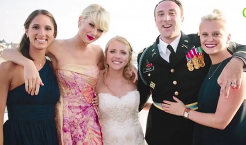 Taylor Swift na ślubie fana