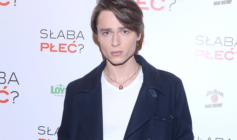 Patryk Pniewski na premierze filmu "Słaba płeć"