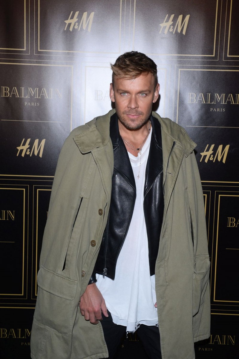 Dawid Woliński na prezentacji Balmain dla H&M