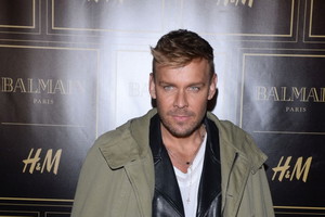 Dawid Woliński na prezentacji Balmain dla H&M
