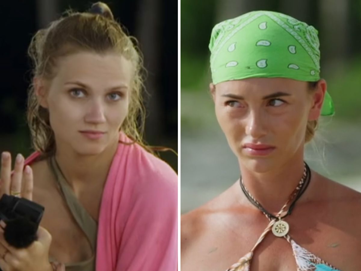 Agnieszka Kaczorowska i Ola Tomala w Królowej Przetrwania