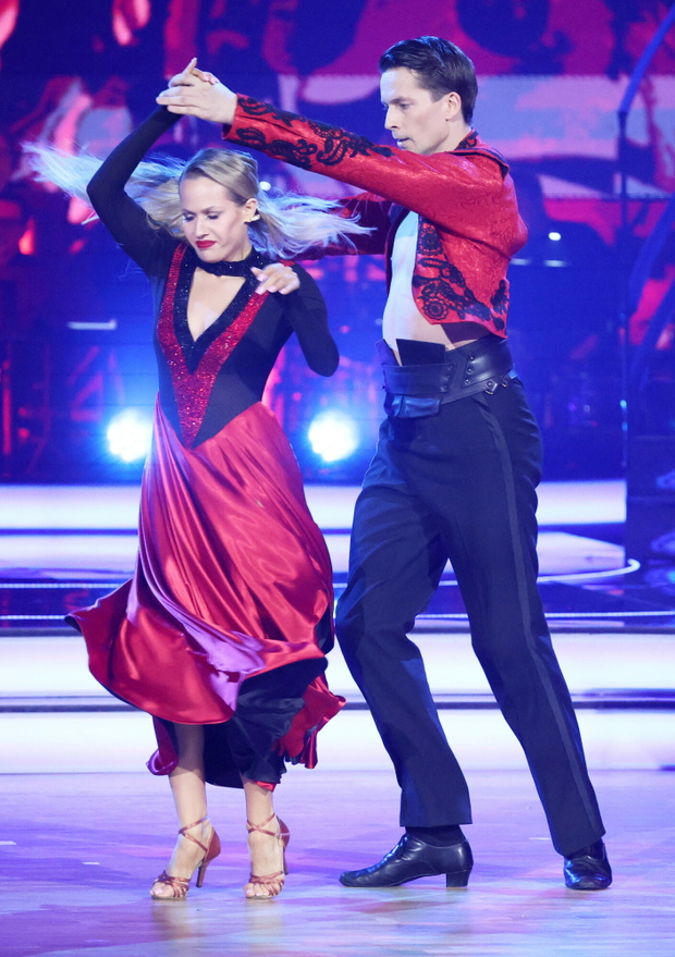 Michal Barczak i Magda Tarnowska