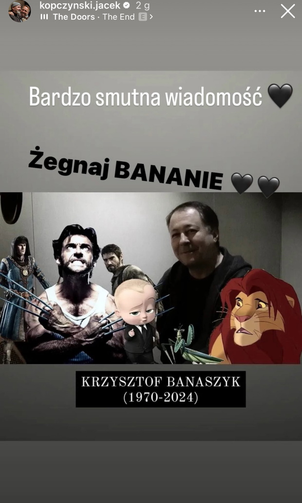 Jacek Kopczyński żegna Krzysztofa Banaszyka