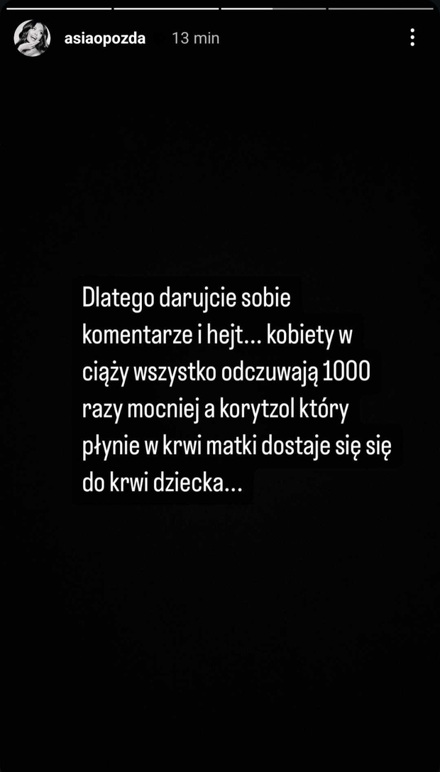 Joanna Opozda o dziecku Antoniego Królikowskiego