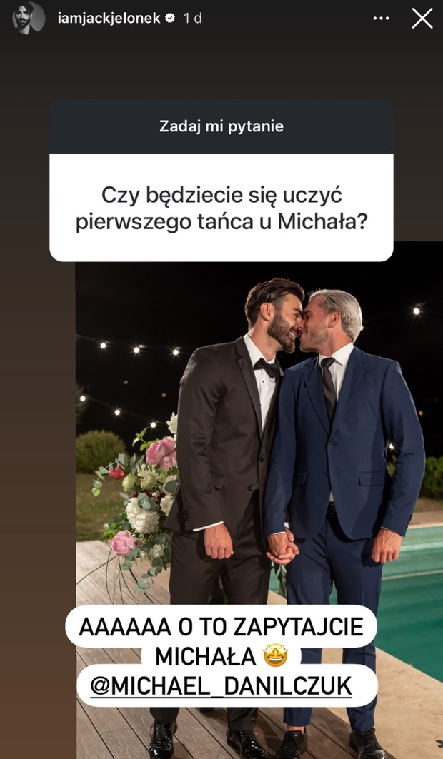 Jacek Jelonek o zaręczynach