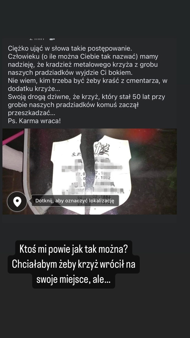 Joanna z Rolnik szuka żony o zdewastowanym grobie pradziadków