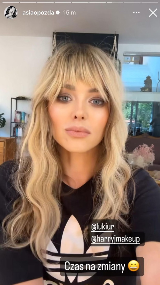 Joanna Opozda zaskoczyła nową fryzurą
