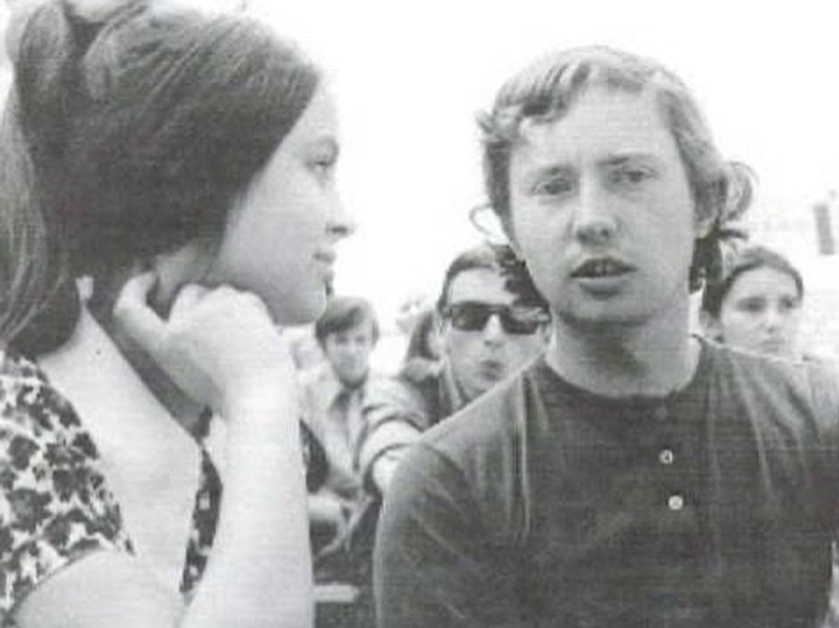 Marek Grechuta i Izabela Trojanowska na zdjęciu sprzed 50 lat