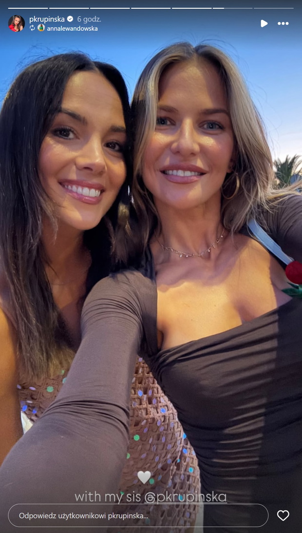 Anna Lewandowska i Paulina Krupińska