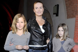 Hanna Lis z córkami