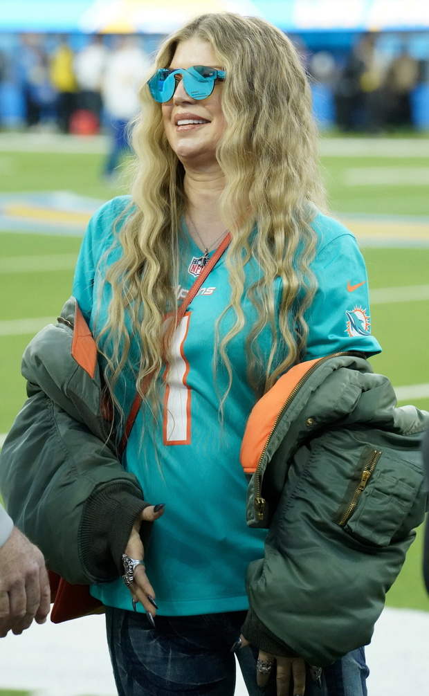 Fergie na meczu NFL