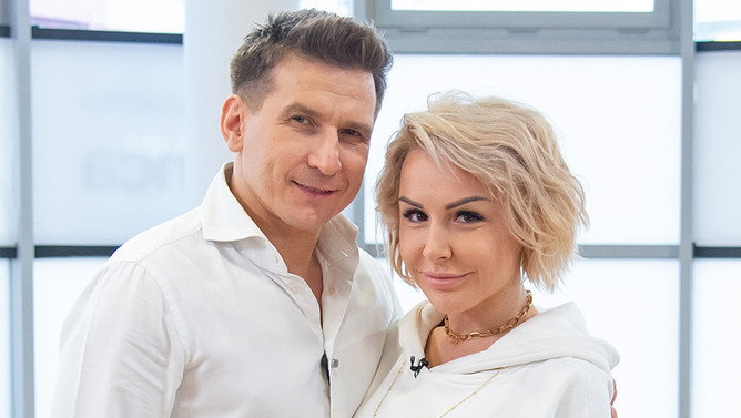Blanka Lipińska z Tomaszem Barańskim w "Tylko jeden"
