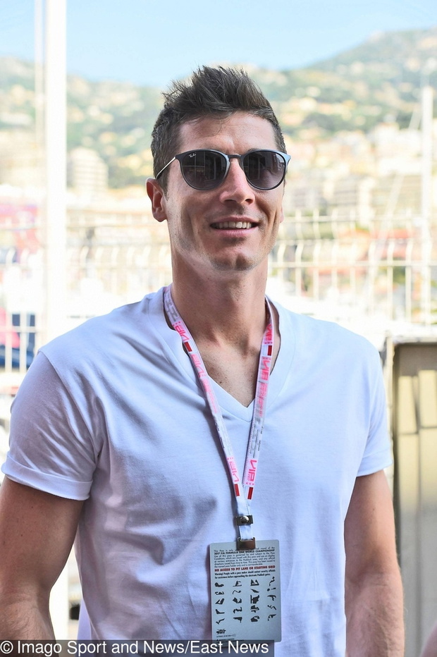 Robert Lewandowski na Grand Prix Monako