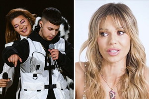 Edyta Górniak na scenie z synem, Doda